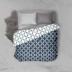 Double/Single Bed Blue and White-Comforter