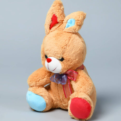 Kwality Dreams Brown Bunny Stuffed Toy with and Floppy Ears