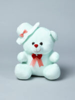 Kwality Dreams Sweet Light Blue Teddy Bear Wearing a Stylish Hat