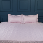 Sustainable Style Bed Spread with 2 Pillow Covers | Dashing Diamond